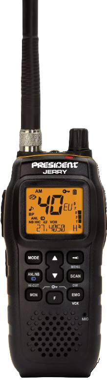 President Jerry 40100 Talkie-walkie CB manuel