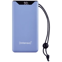 Intenso F10000 Powerbank (batterie supplémentaire) 10000 mAh Quick Charge, Power Delivery LiPo USB-A, USB-C® bleu affichage du Intenso F10000 Powerbank (batterie supplémentaire) 10000 mAh Quick Charge, Power Delivery LiPo USB-A, USB-C® bleu affichage du