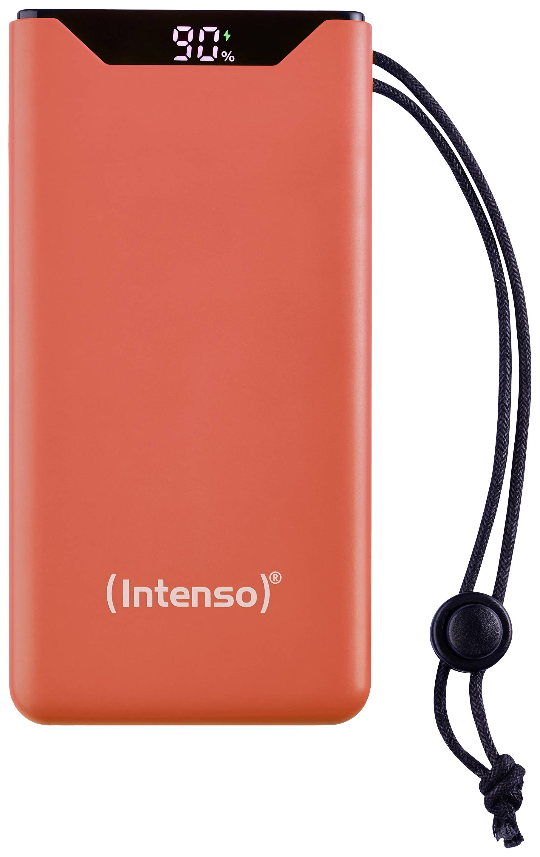 Intenso F10000 Powerbank (batterie supplémentaire) 10000 mAh Quick Charge, Power Delivery LiPo USB-A, USB-C® orange affichage du