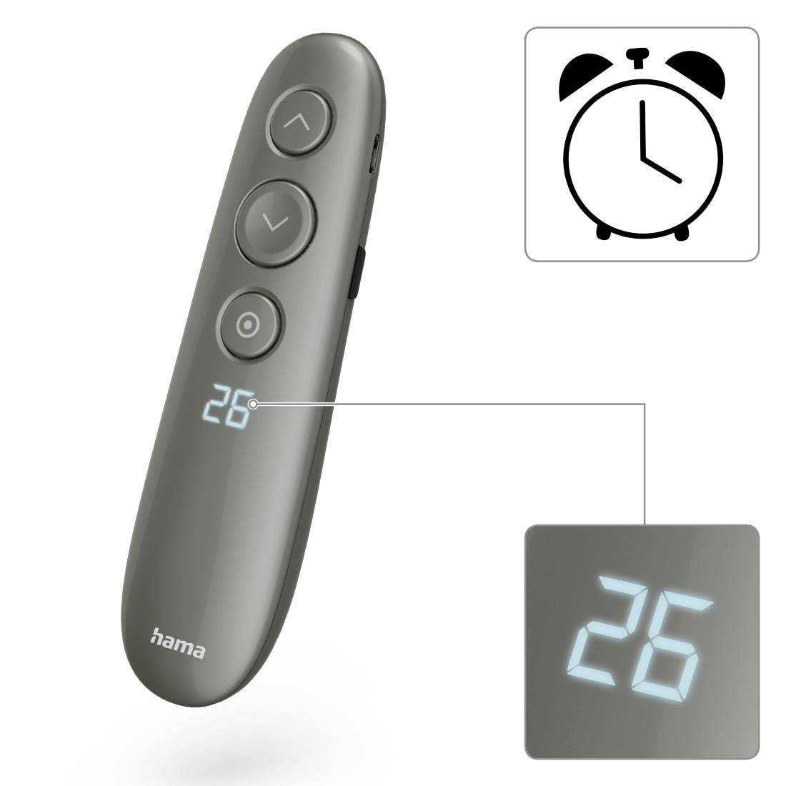 Hama Spot-Pointer V2 radio Télécommande de présentation Ecran intégré, avec pointeur laser virtuel