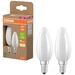 OSRAM HOMELIGHTING 4099854253805 LED CEE A (A - G) E14 forme de flamme 2.2 W = 40 W blanc chaud (Ø x H) 35 mm x 35 mm 2 pc(s) OSRAM HOMELIGHTING 4099854253805 LED CEE A (A - G) E14 forme de flamme 2.2 W = 40 W blanc chaud (Ø x H) 35 mm x 35 mm 2 pc(s)