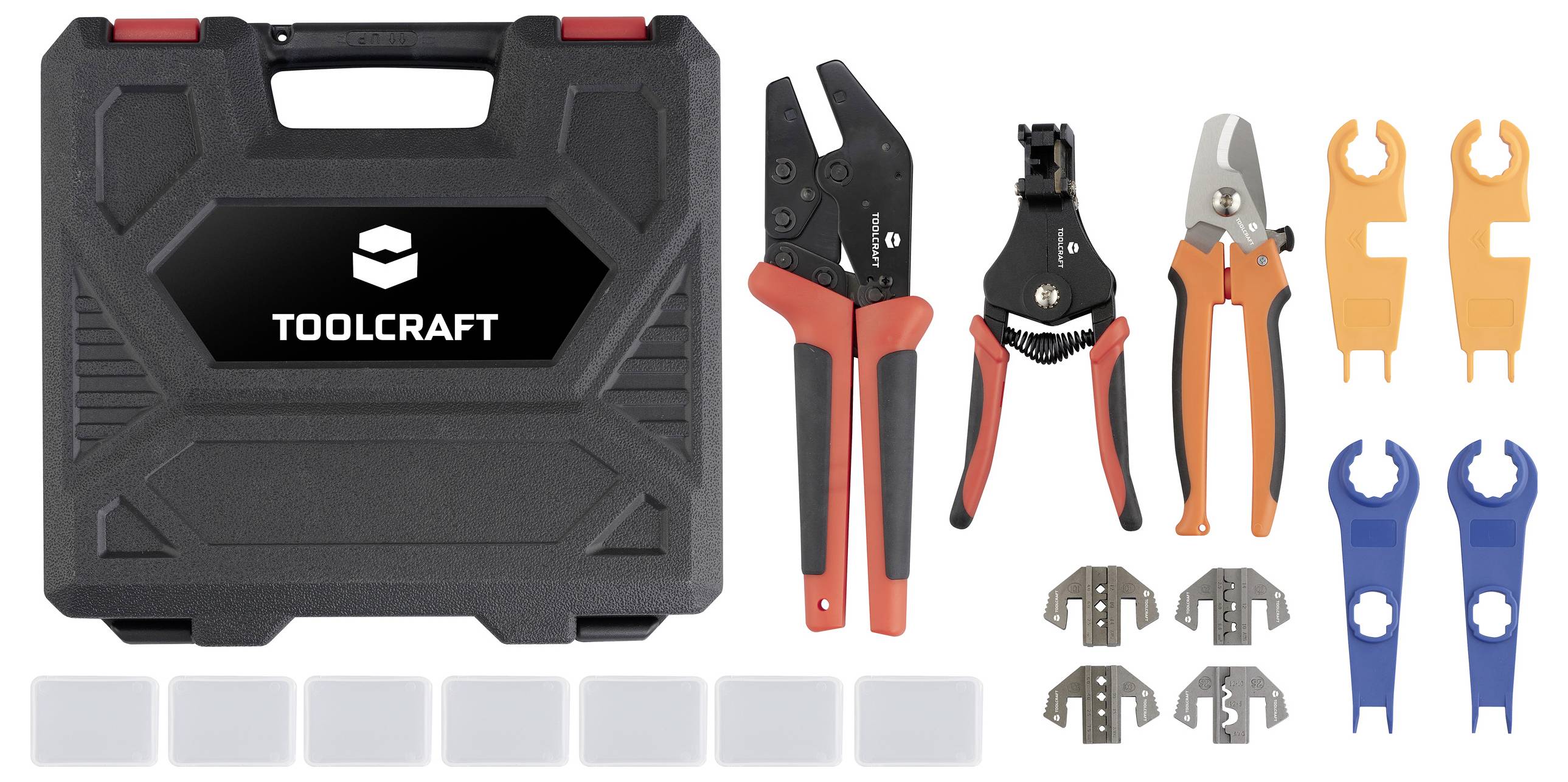 TOOLCRAFT TO-9660084 Set d'outils pour installation solaire pour connexions MC3 & MC4