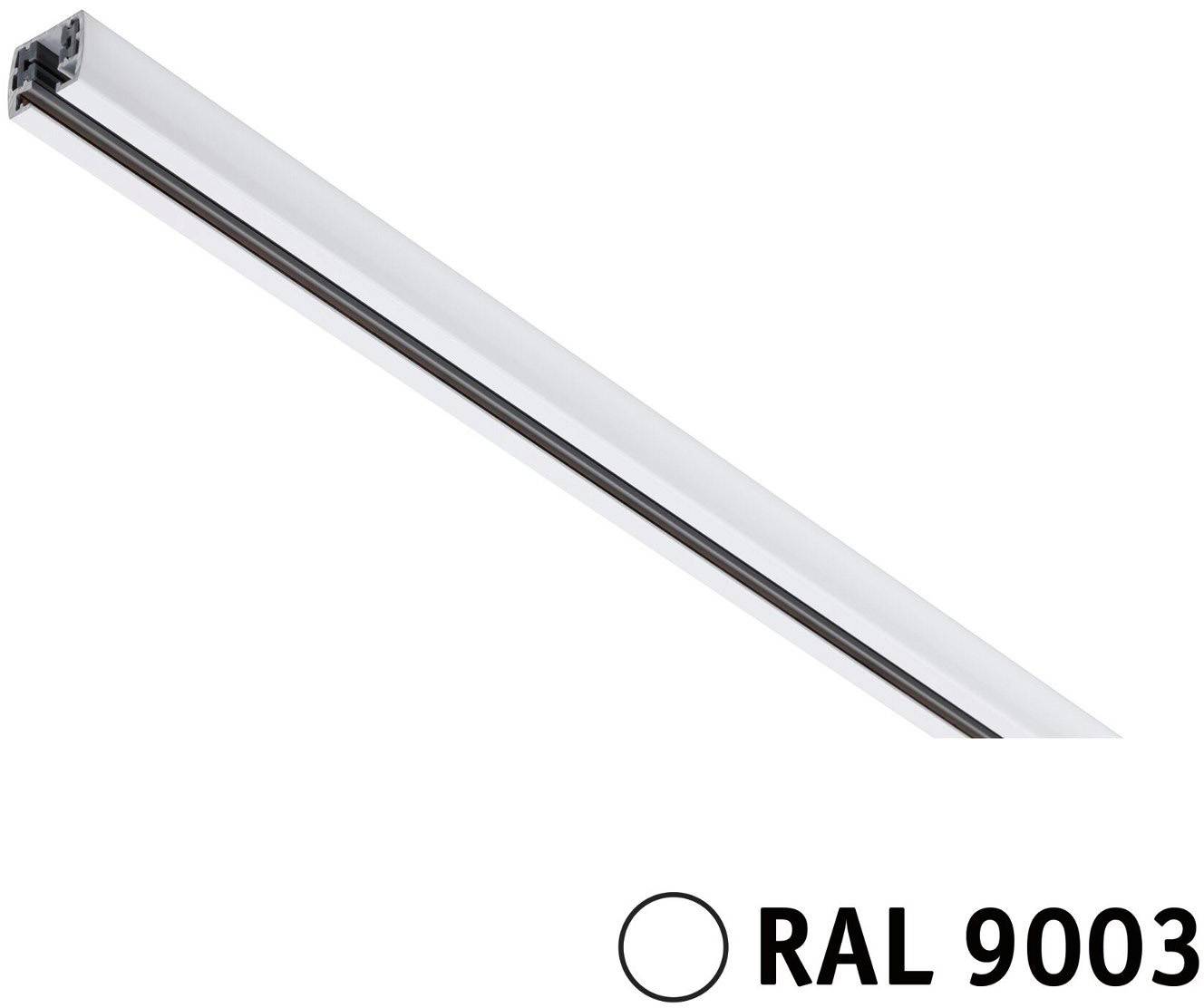 Rail lumineux LED de couleur blanche, marqué 'RAL 9003'.