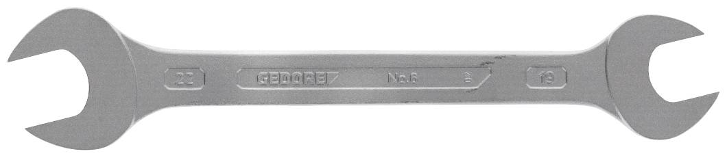 Gedore 6 19X24 Clé à fourche double Ouverture de clé (métrique) 19 mm