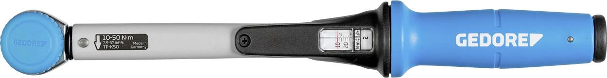 Gedore TF-K50 Clé dynamométrique 3/8" (10 mm) 10 - 50 Nm