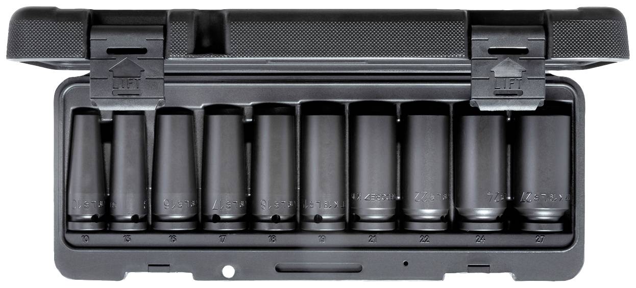 Gedore Clé à cliquet 1/2" (12.5 mm) 10 pièces K 19 L-010