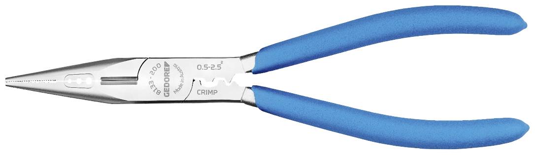 Une pince coupante isolée en bleu, adaptée aux travaux délicats et à la préhension précise de petits objets.