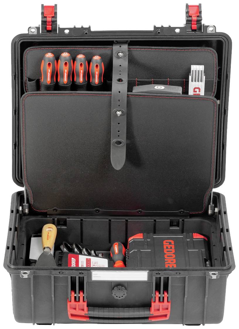 Gedore R21652101 pour les techniciens Mallette à outils équipée (L x l x H) 414 x 485 x 212 mm