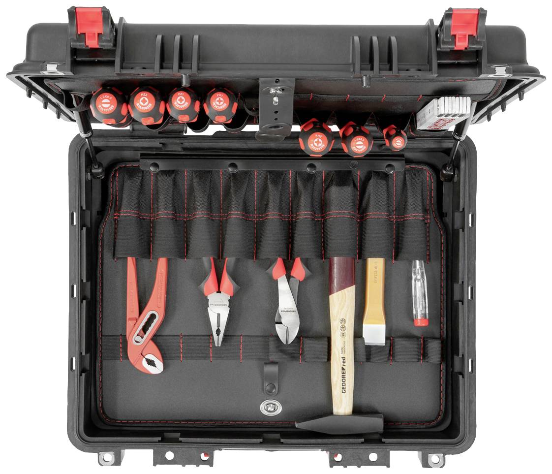 Gedore R21652101 pour les techniciens Mallette à outils équipée (L x l x H) 414 x 485 x 212 mm