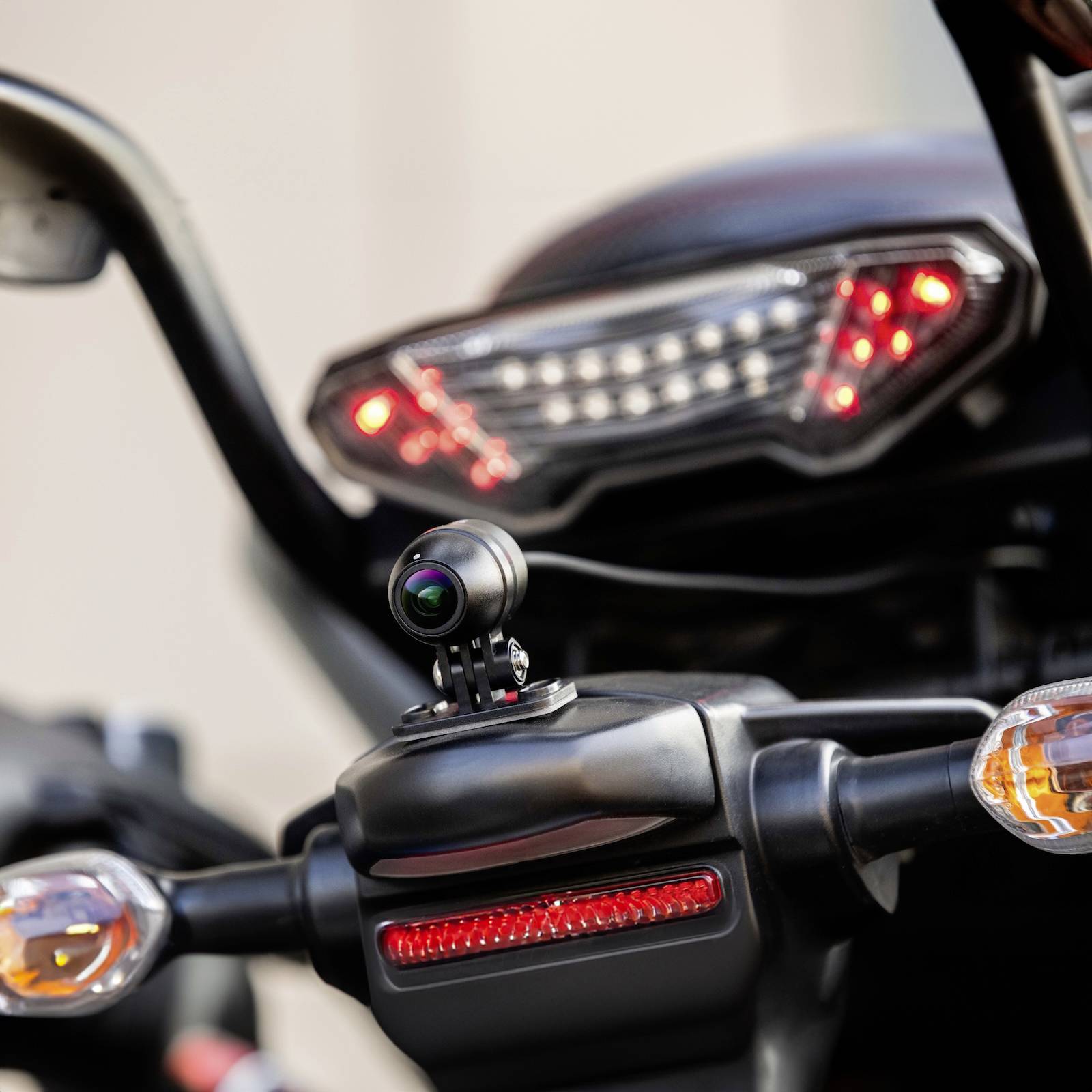 Caméra embarquée + GPS, Module GPS, Système de contrôle de pression des pneus, Boîtier étanche Midland BikePlay Guardian Angle de