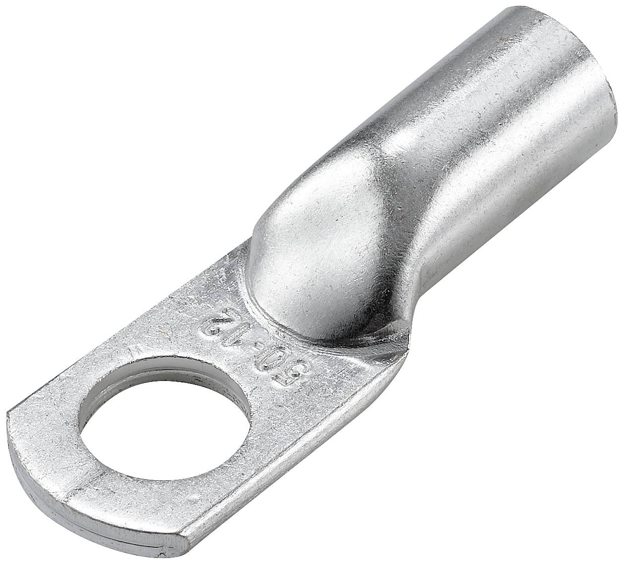 TRU COMPONENTS TC-12885880 Cosse de câble tubulaire 180 ° M12 50 mm² Ø du trou: 12 mm