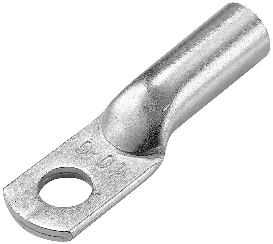 TRU COMPONENTS TC-12885888 Cosse de câble tubulaire 180 ° M6 10 mm² Ø du trou: 6 mm