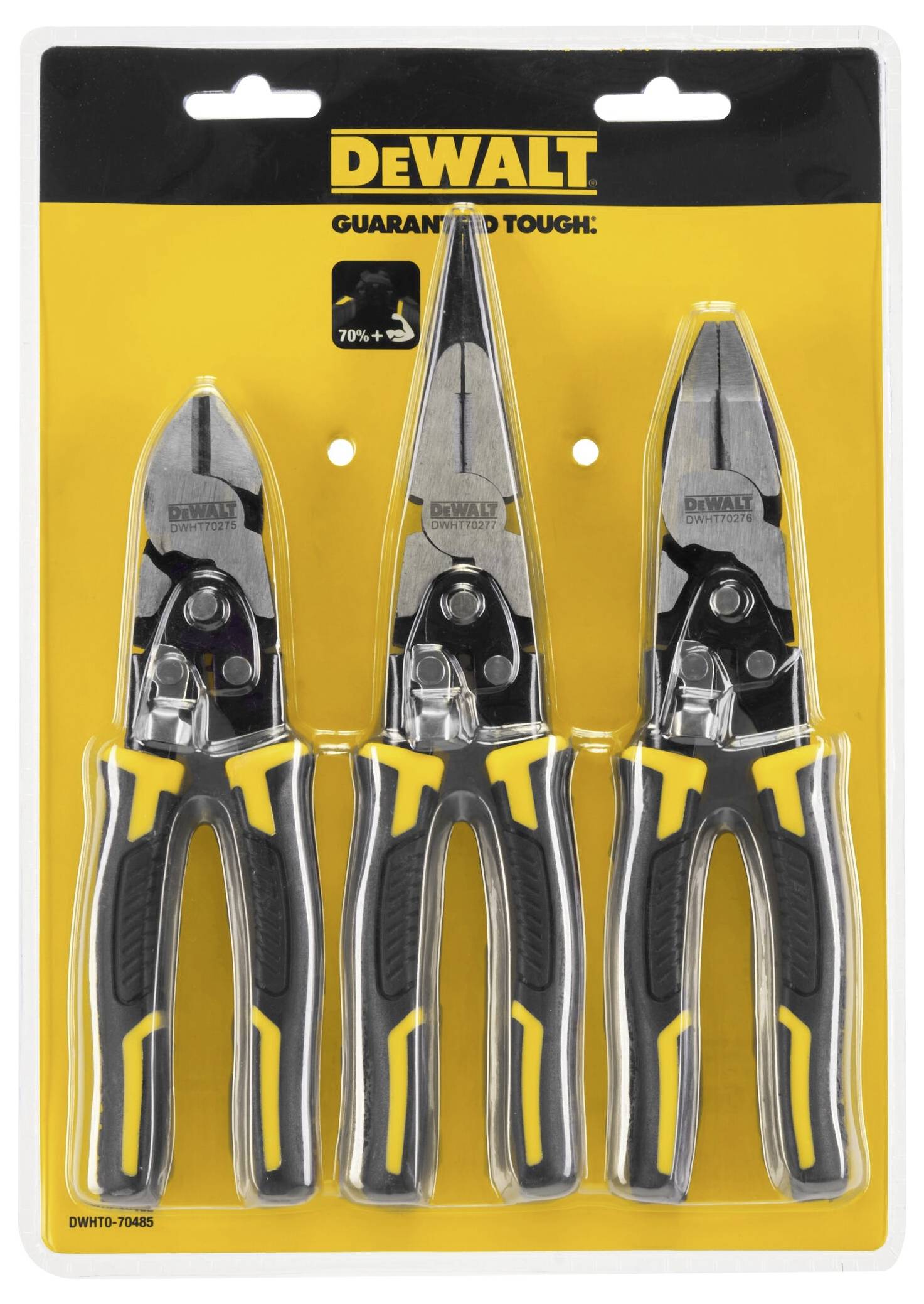 DEWALT DWHT0-70485 Jeu de pinces 3 pièces