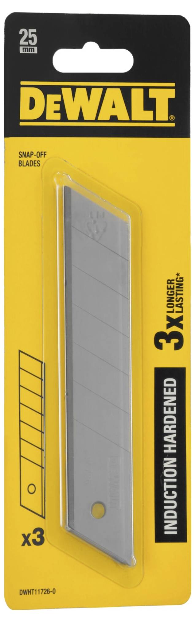 DEWALT DWHT11726-0 Lames de coupe-fil trempées par induction 25 mm 7 segments 3 pc(s)