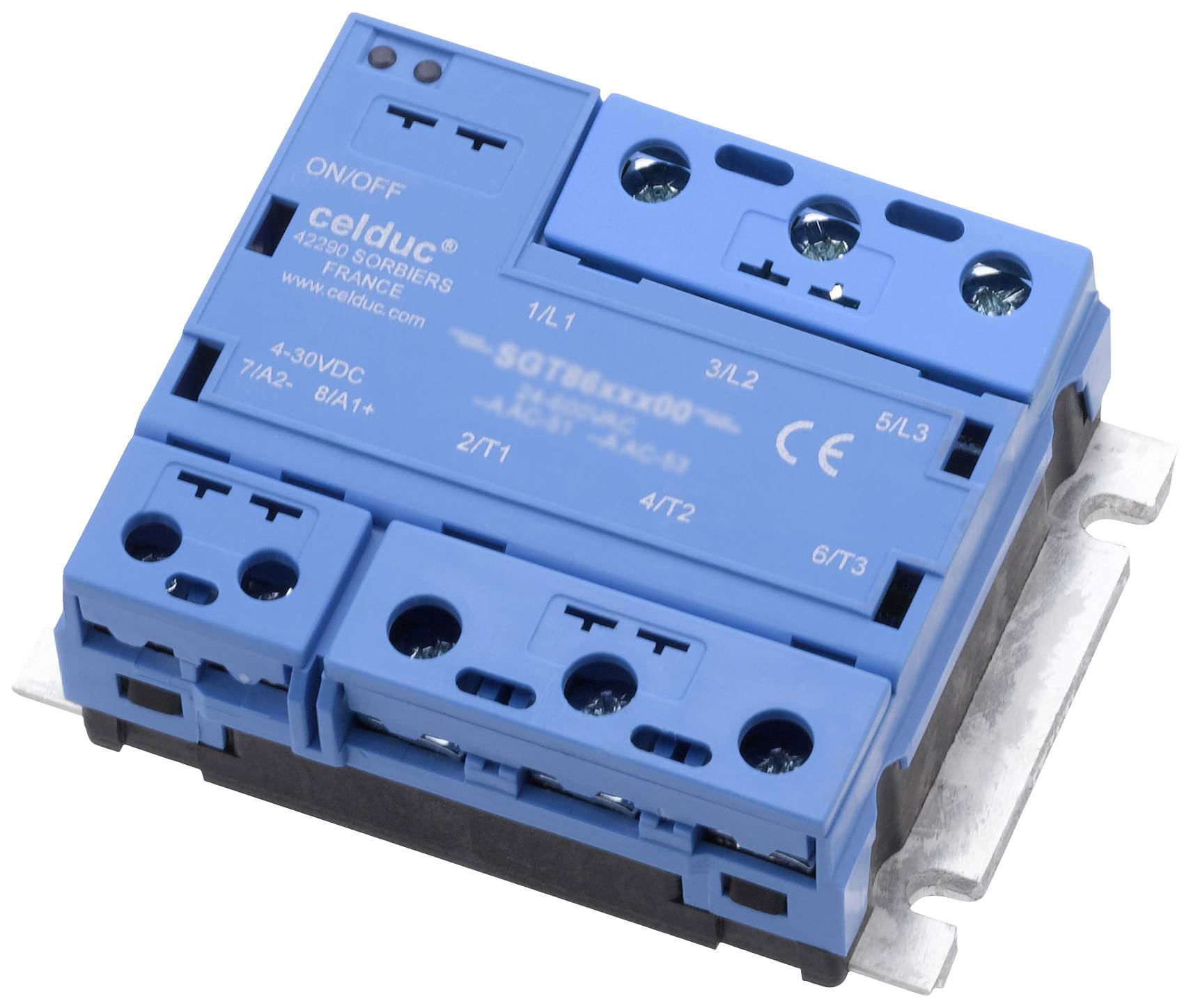 Celduc Relais à semi-conducteurs SGT8678500 16 A Tension de contact (max.): 520 V/AC 1 pc(s)