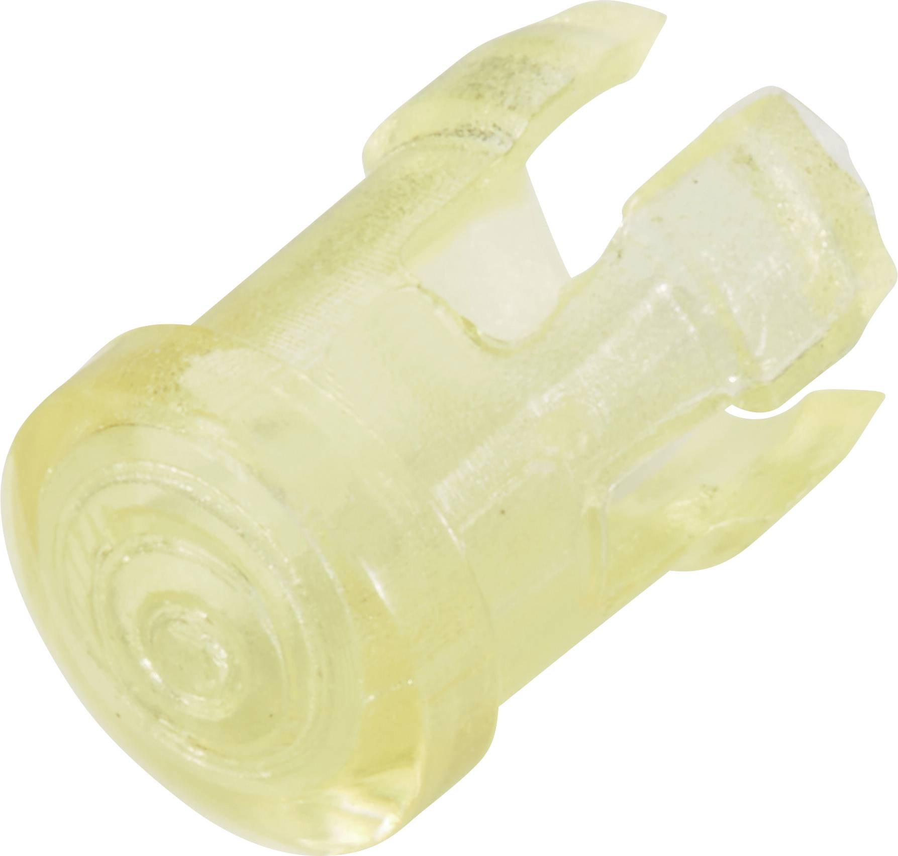 TRU COMPONENTS TC-13030648 Lentille jaune, transparent Adapté pour (LED) LED 3 mm