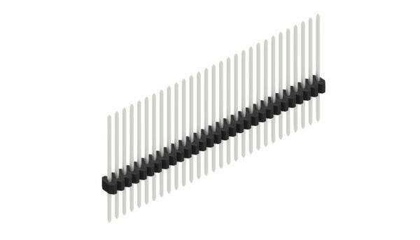 Fischer Elektronik Barrette mâle (standard) Nbr de rangées: 1 10060811 10 pc(s)