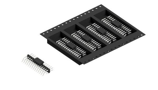 Fischer Elektronik Barrette mâle (standard) Nbr de rangées: 2 SLY10SMD04028ZBTR 700 pc(s)