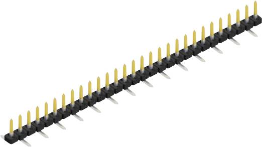 Fischer Elektronik Barrette mâle (standard) Nbr de rangées: 1 SLY7SMD03629S 10 pc(s)