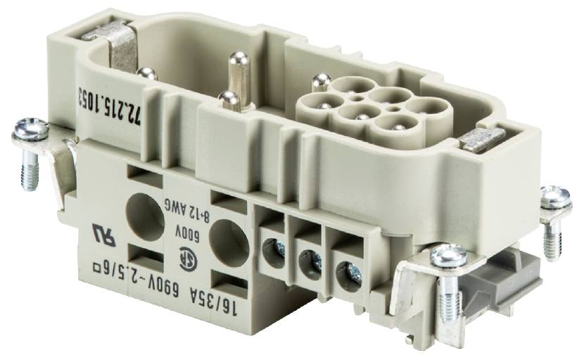 Wieland Electric 72.215.1053.0 Insert de connecteur Nombre total de pôles 4 10 pc(s)