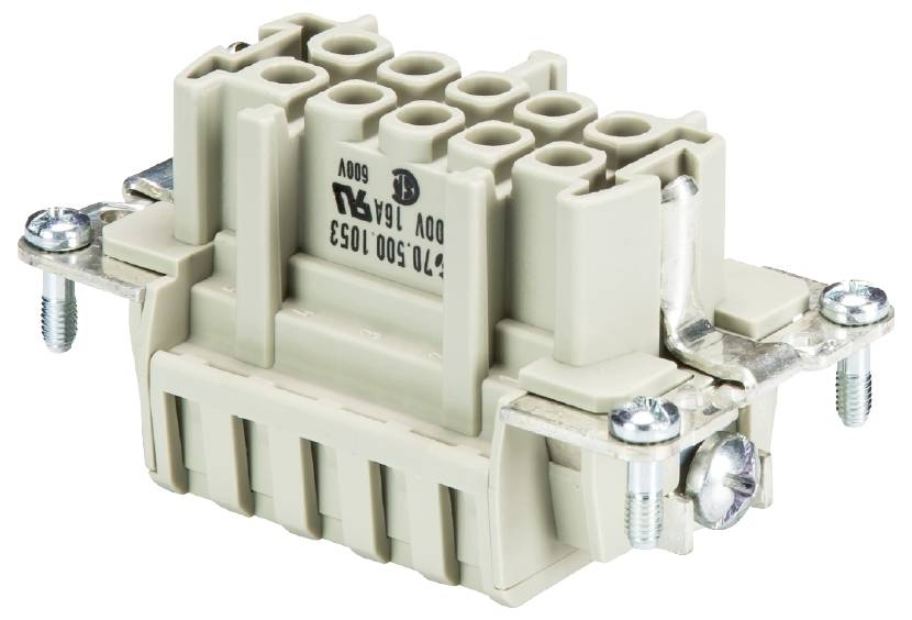 Wieland Electric 70.500.1053.0 Insert femelle Nombre total de pôles 10 10 pc(s)