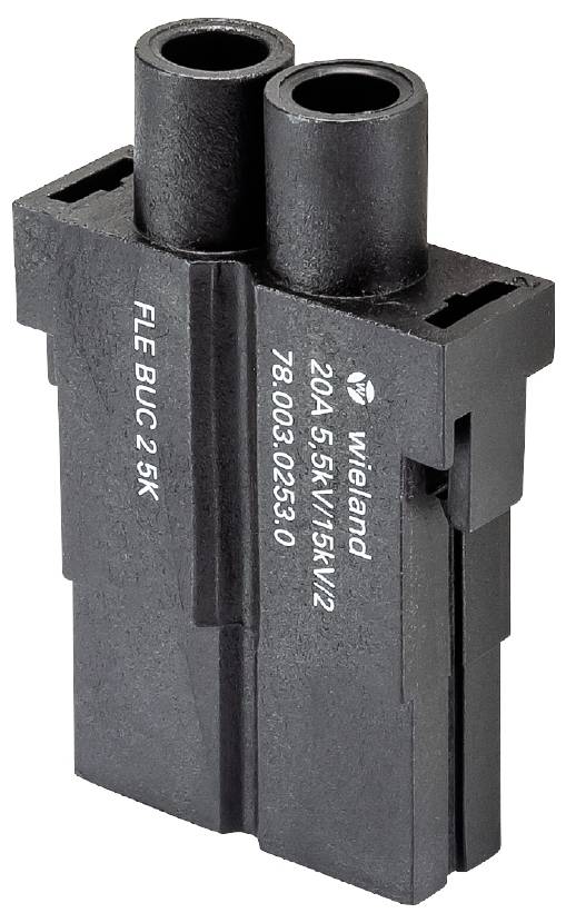 Wieland Electric 78.003.0253.0 Insert de module Nombre total de pôles 2 5 pc(s)