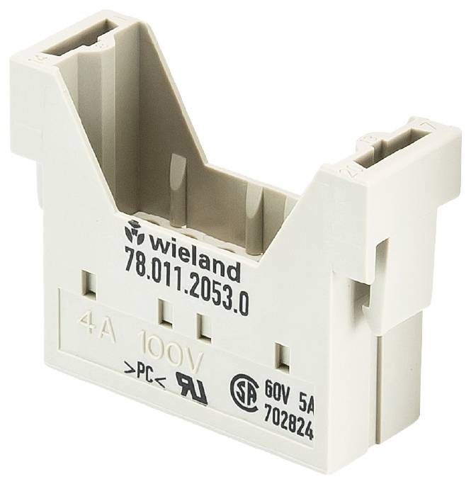 Wieland Electric 78.011.2053.0 Insert de module Nombre total de pôles 20 10 pc(s)