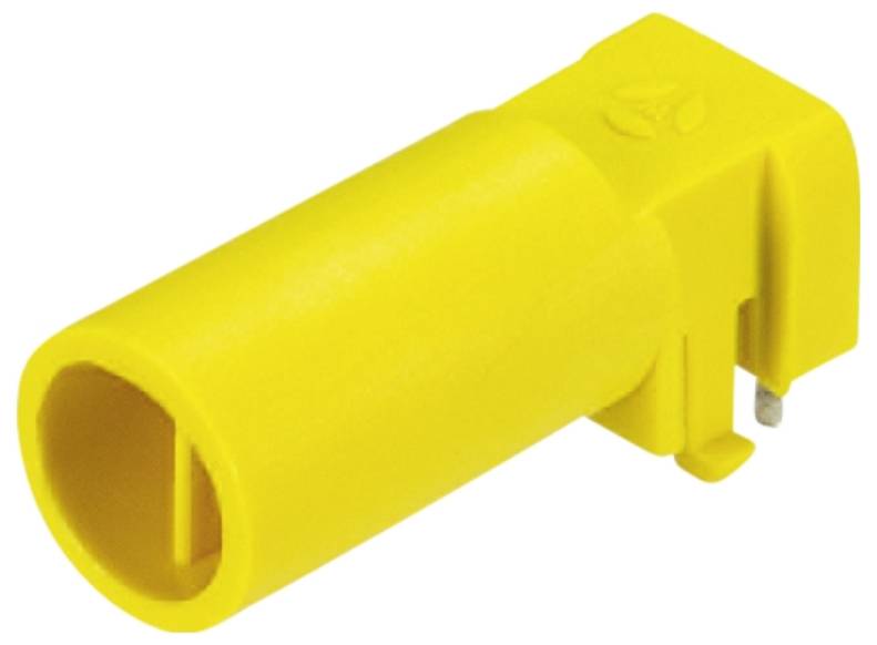 Un passe-câble isolant jaune. Adapté pour protéger les connexions de câbles contre les influences environnementales.