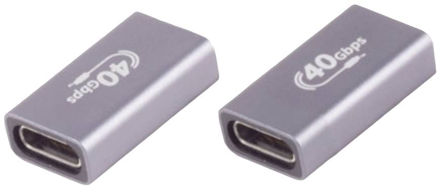 Connecteur USB-C ®, 4.0, 40 Gb/s, métal, Pro 10080137 BKL Electronic Contenu: 1 pc(s)