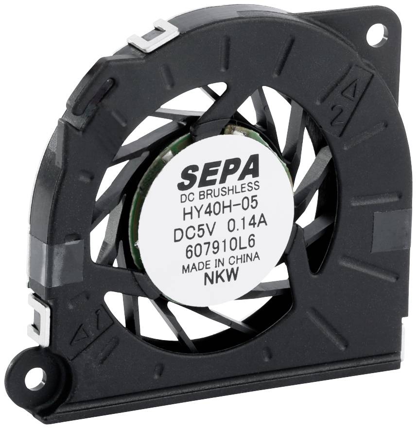 SEPA HY40H05A-811 Ventilateur radial 5 V/DC 2.04 m³/h (L x l x H) 40 x 40 x 5 mm