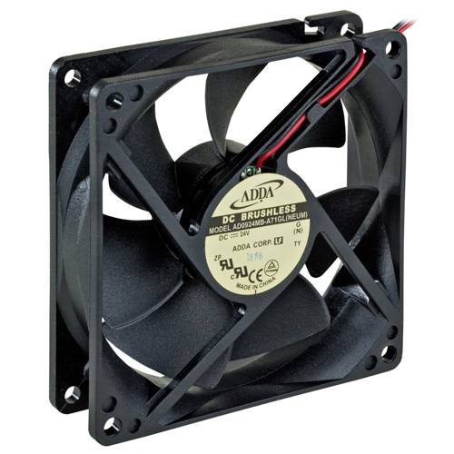 ADDA AD0924MB-A71GL(NEUM) Ventilateur axial 24 V/DC 78.4 m³/h (L x l x H) 92 x 92 x 25 mm