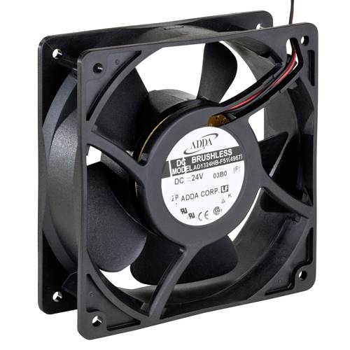 ADDA AD1324HB-F51(4967) Ventilateur axial 24 V/DC 246.1 m³/h (L x l x H) 127 x 127 x 38 mm