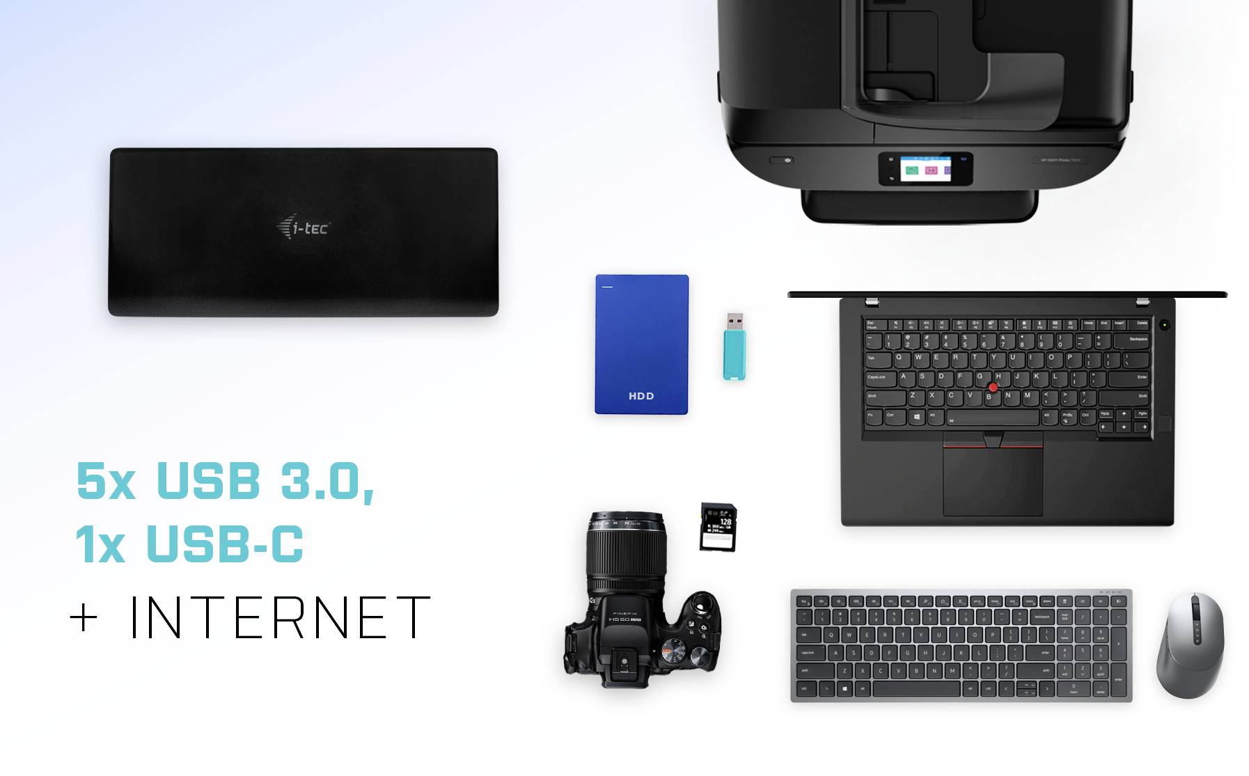 i-tec Station d'accueil USB-C® I-TEC USB-C Quattro Docking Station 85W