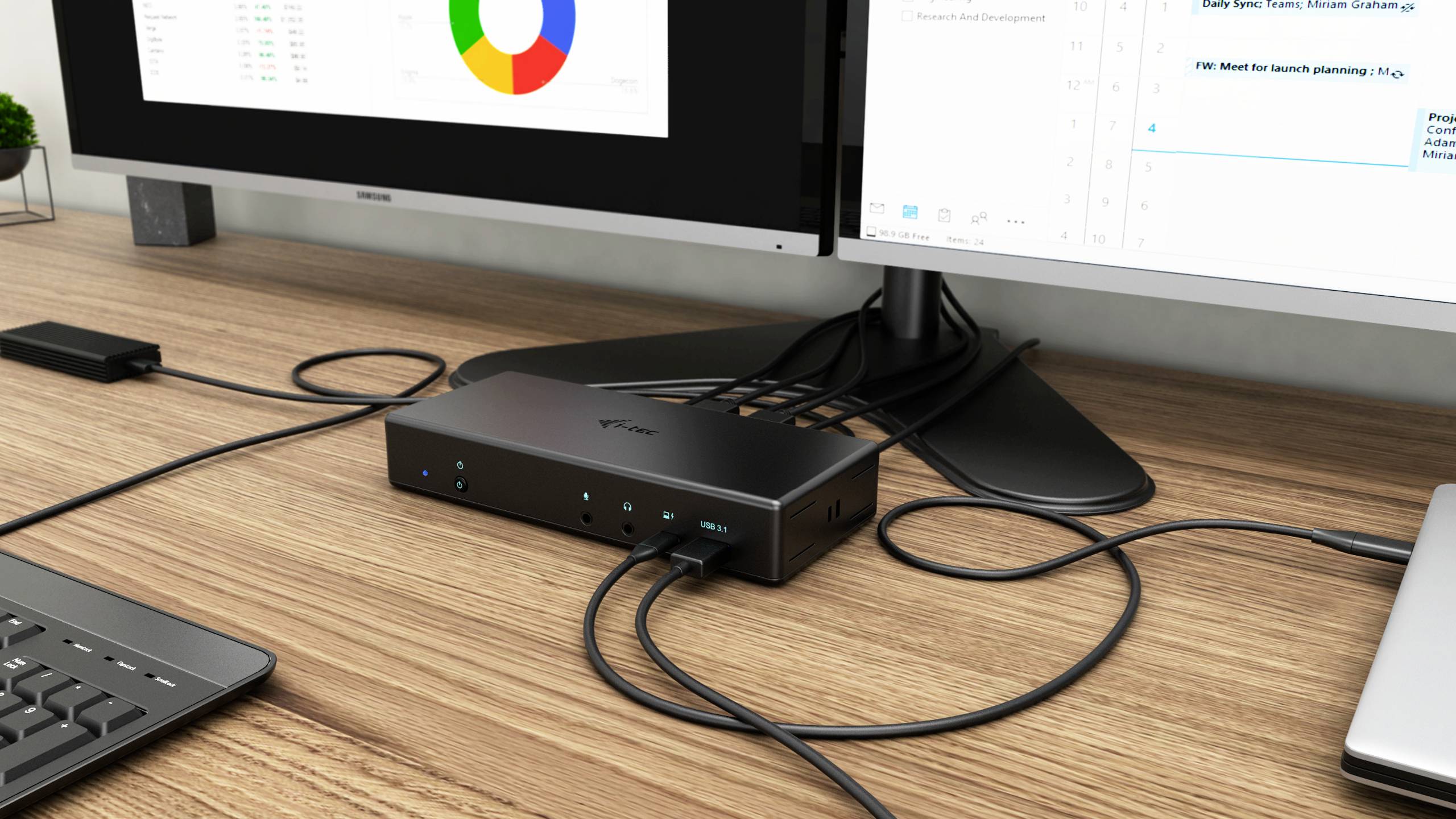 i-tec Station d'accueil USB-C® I-TEC USB-C Quattro Docking Station 85W