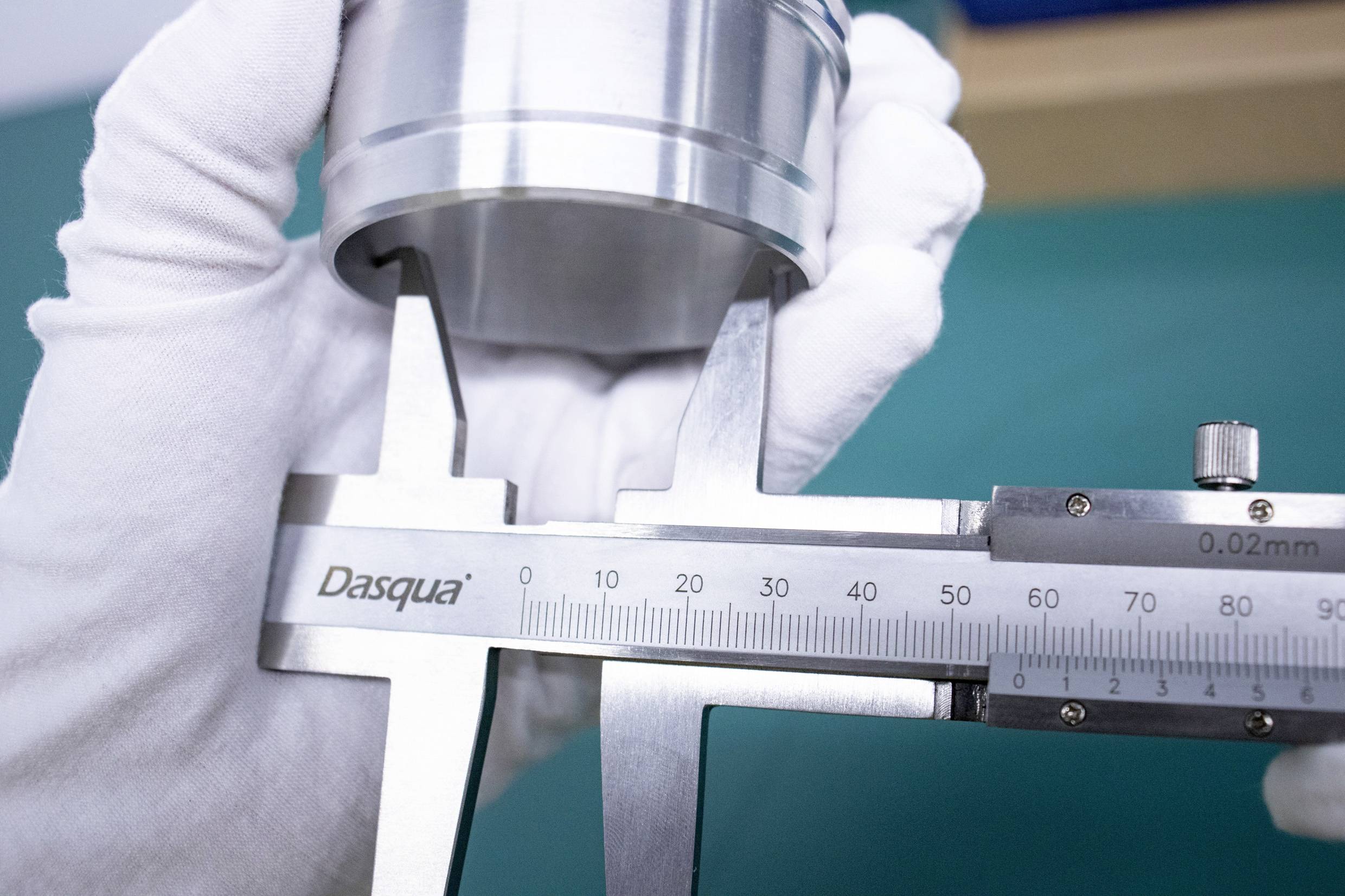 Dasqua 2605-0040 Pied à coulisse à rainures intérieures DIN EN 862