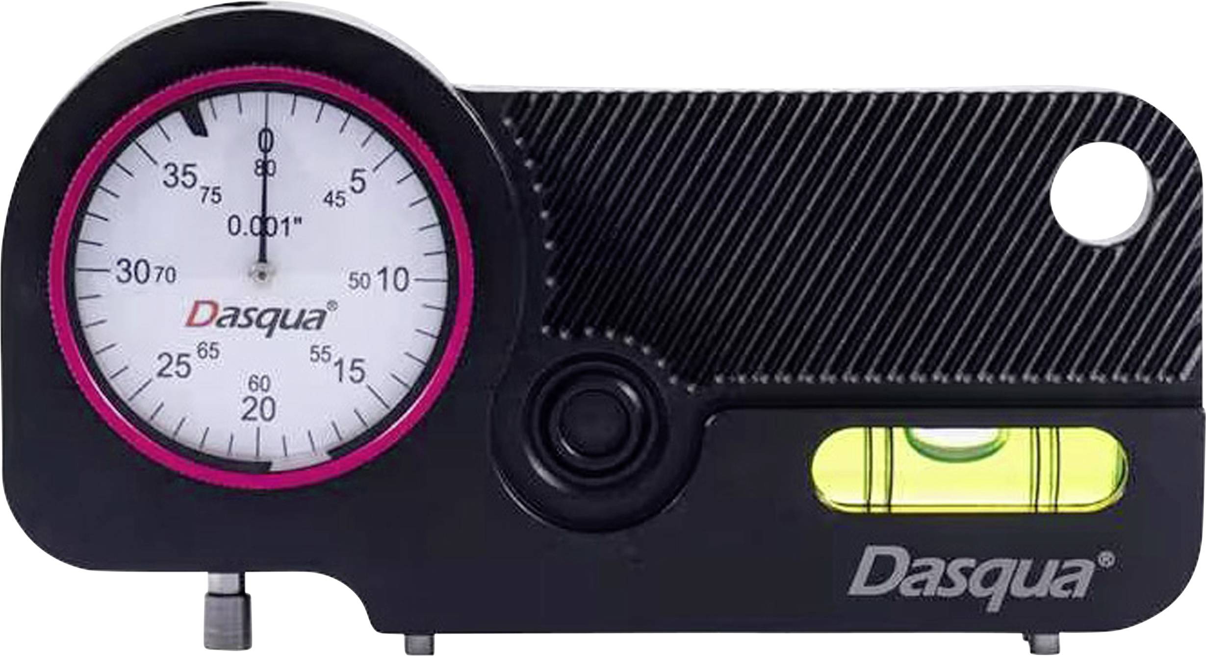 Dasqua 5841-3015 Jauge de réglage avec mesure de contrôle, métrique, avec niveau à bulle 2 mm