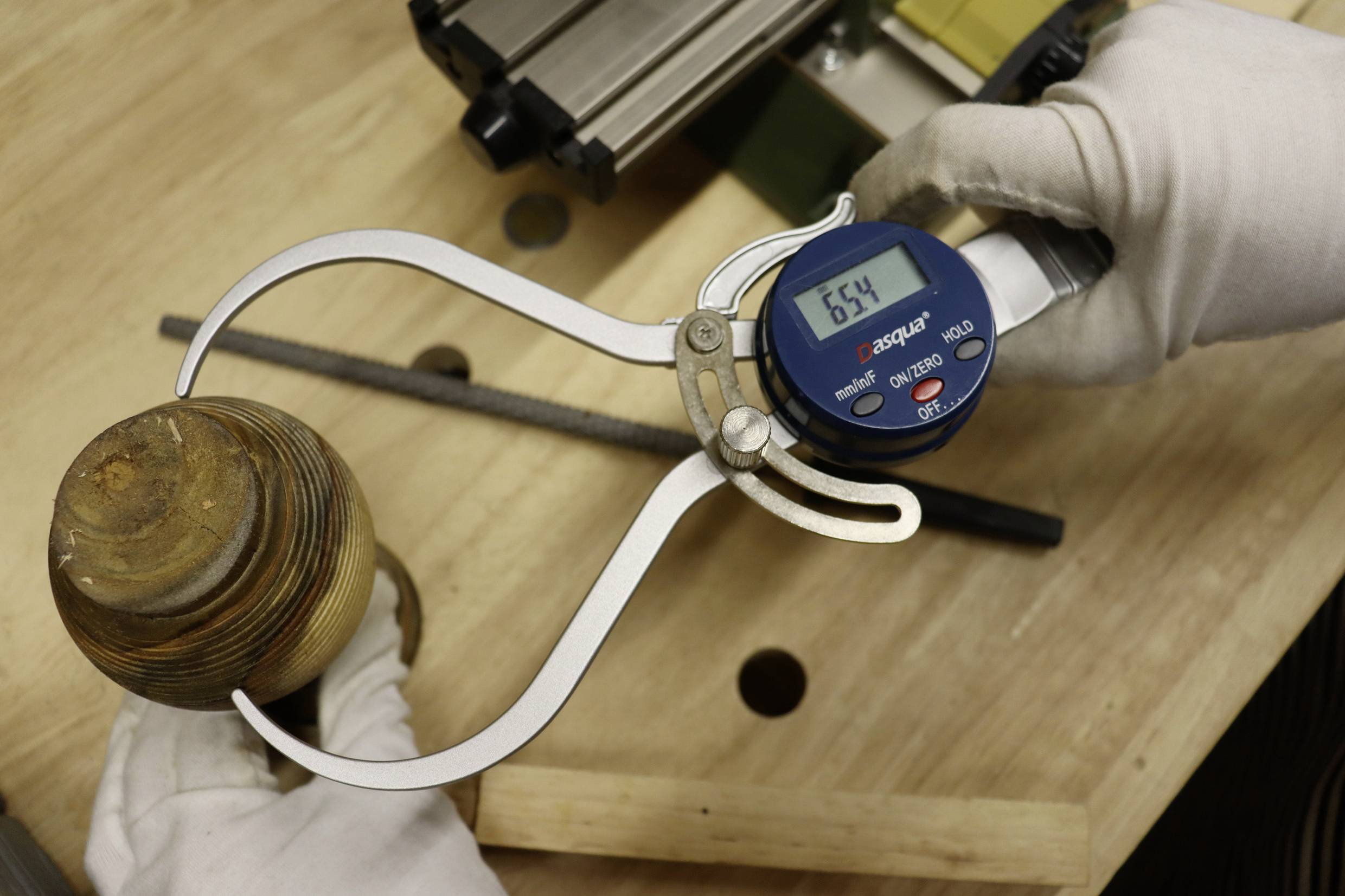 Dasqua DIN EN 862 1804-1020 Pied à coulisse extérieur numérique 150 mm