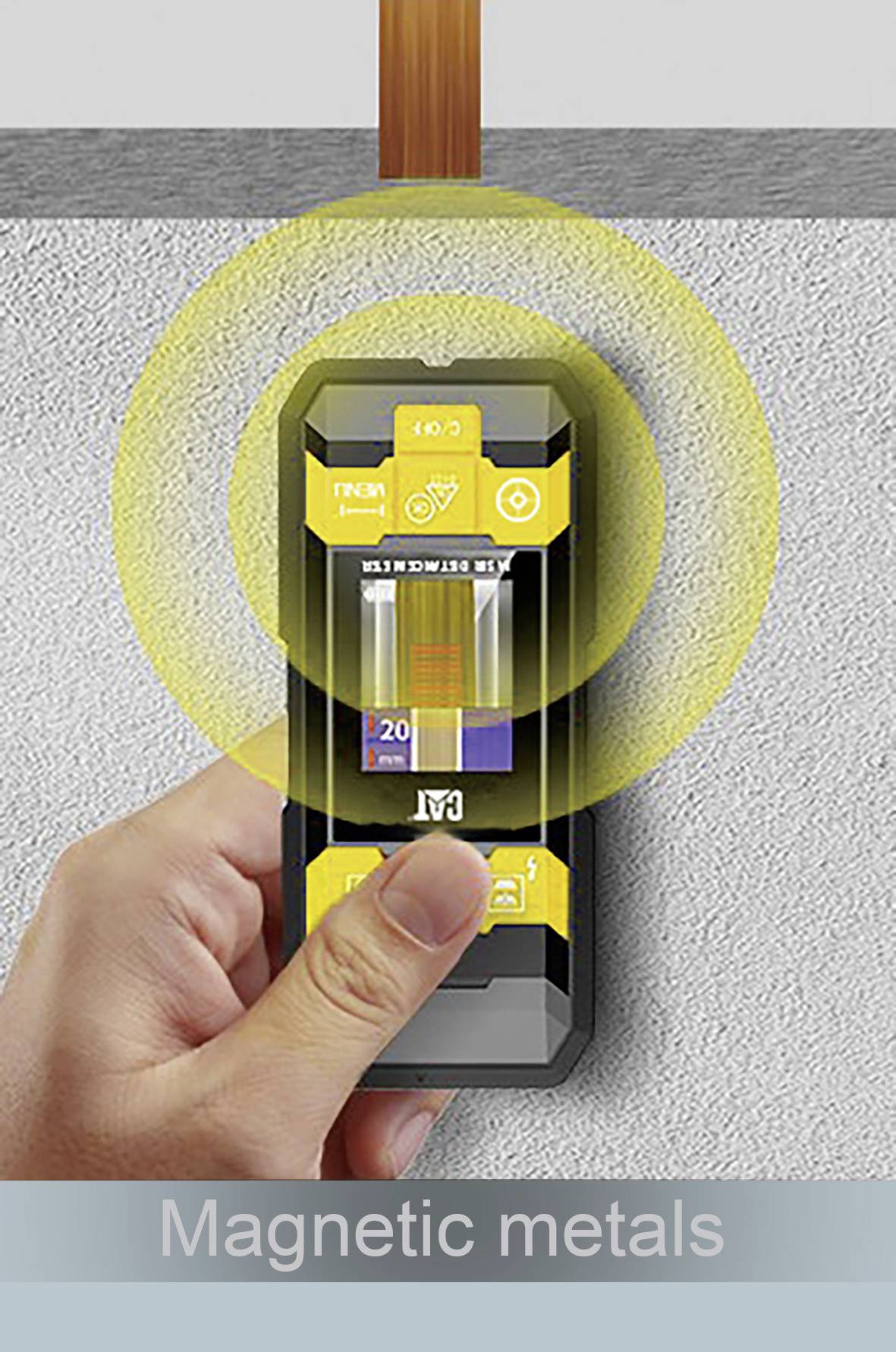 CAT 4in1 Télémètre laser avec laser à lignes croisées 40 m