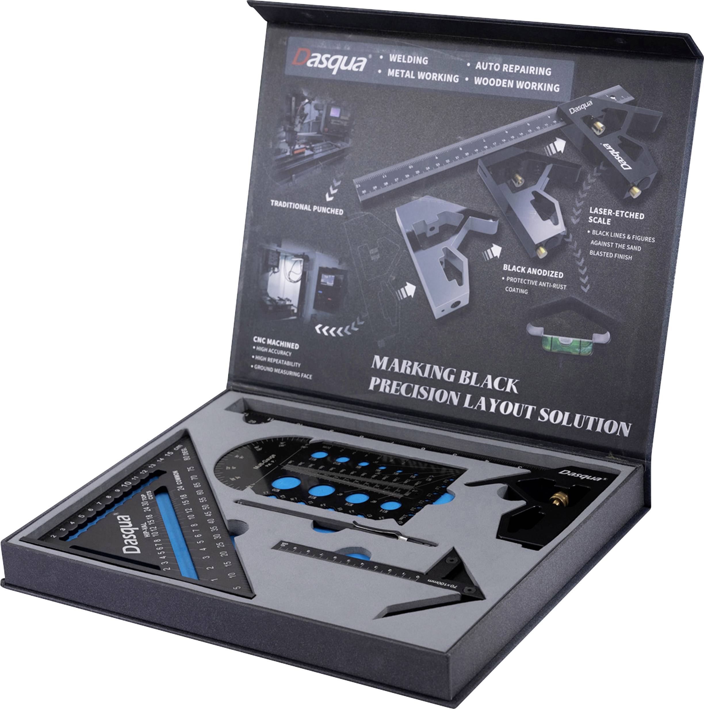 Dasqua 1804-1405 Set d'outils de mesure 5 pièces