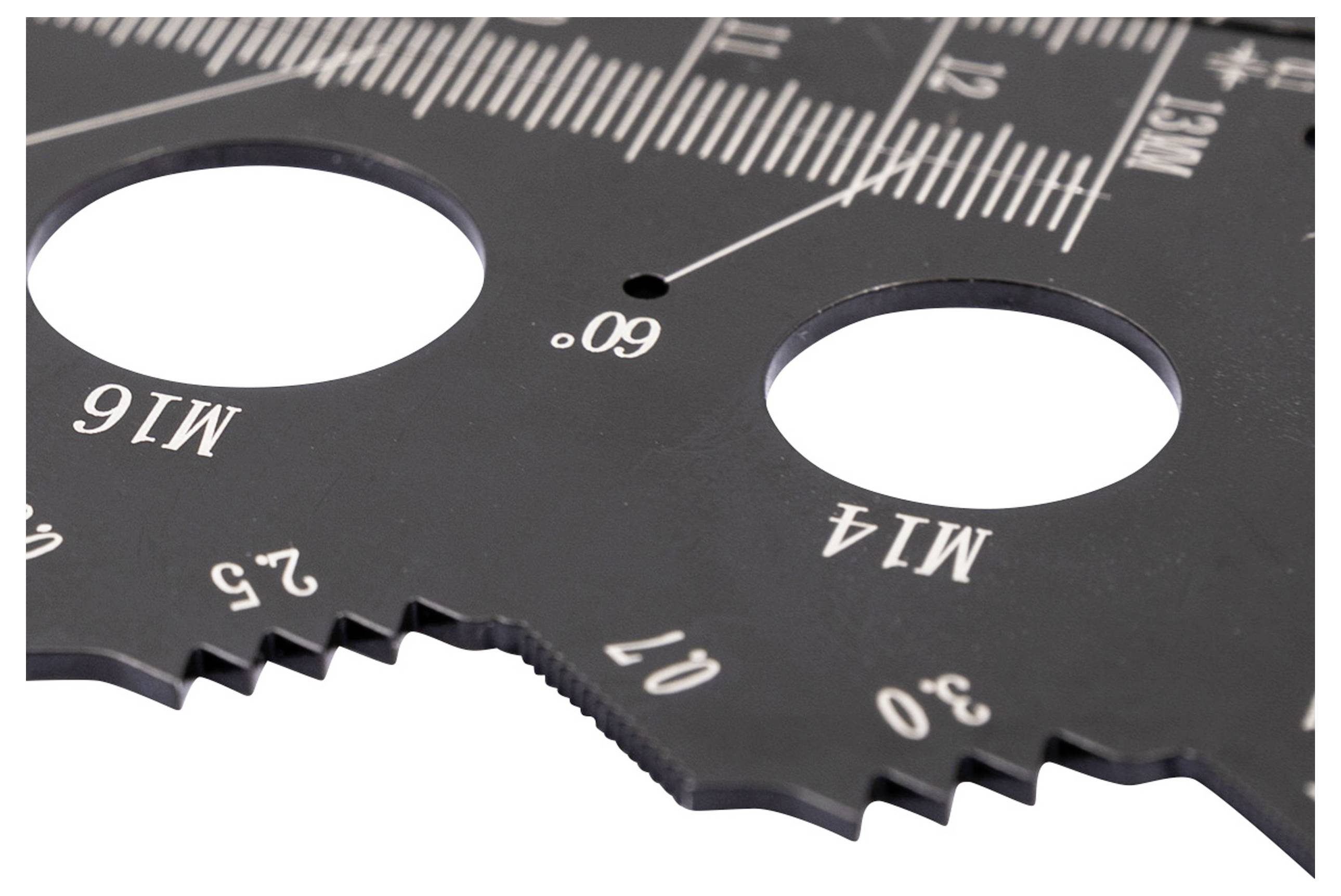 Dasqua 1804-1405 Set d'outils de mesure 5 pièces