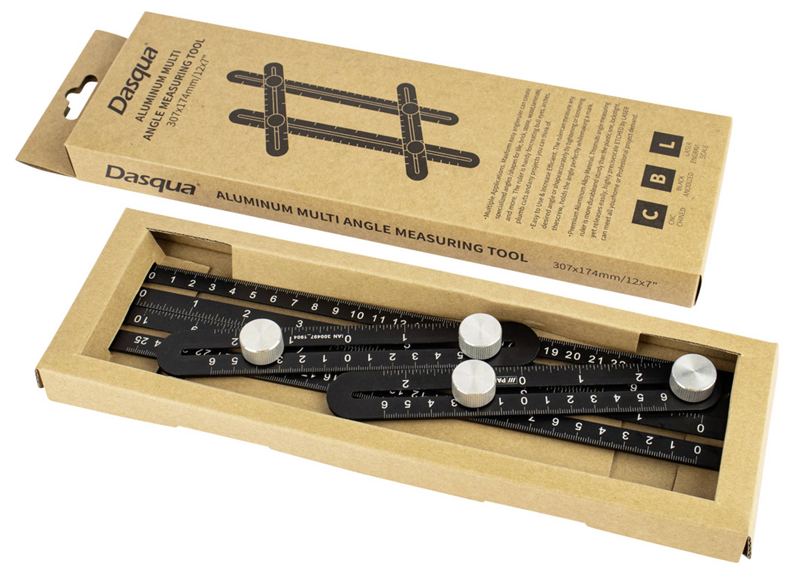 Dasqua 1804-0308 Mesureur d'angle multifonction