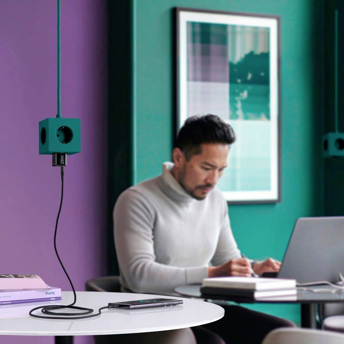 Hama 00201985 Chargeur USB 25 W 1x USB-C® Power Delivery noir intérieure USB Power Delivery (USB-PD)