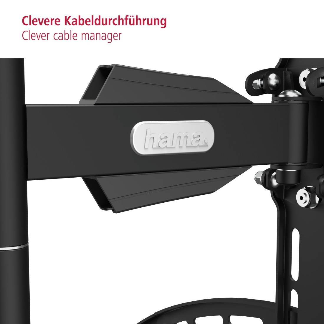 Hama 00220836 Support mural TV 94,0 cm (37") - 190,5 cm (75") inclinable + pivotant