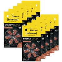 Intenso Pile pour appareil auditif PR41-312 1.45 V 60 pc(s) 148 mAh zinc-air 7504436MP Intenso Pile pour appareil auditif PR41-312 1.45 V 60 pc(s) 148 mAh zinc-air 7504436MP