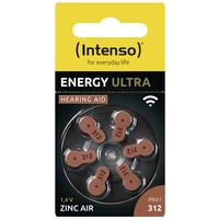 Intenso Pile pour appareil auditif PR41-312 1.45 V 6 pc(s) 148 mAh zinc-air 7504436 Intenso Pile pour appareil auditif PR41-312 1.45 V 6 pc(s) 148 mAh zinc-air 7504436
