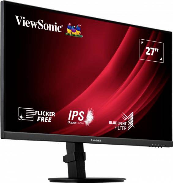 Moniteur LED Viewsonic VG2709-2K-MHD-2 CEE E (A - G) 68.6 cm 27 pouces 2560 x 1440 pixels 16:9 4 ms HDMI™, DisplayPort, audio
