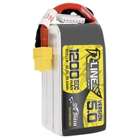Tattu Pack de batterie (LiPo) 22.2 V 1200 mAh Nombre de cellules: 6 150 C bloc XT60 Tattu Pack de batterie (LiPo) 22.2 V 1200 mAh Nombre de cellules: 6 150 C bloc XT60