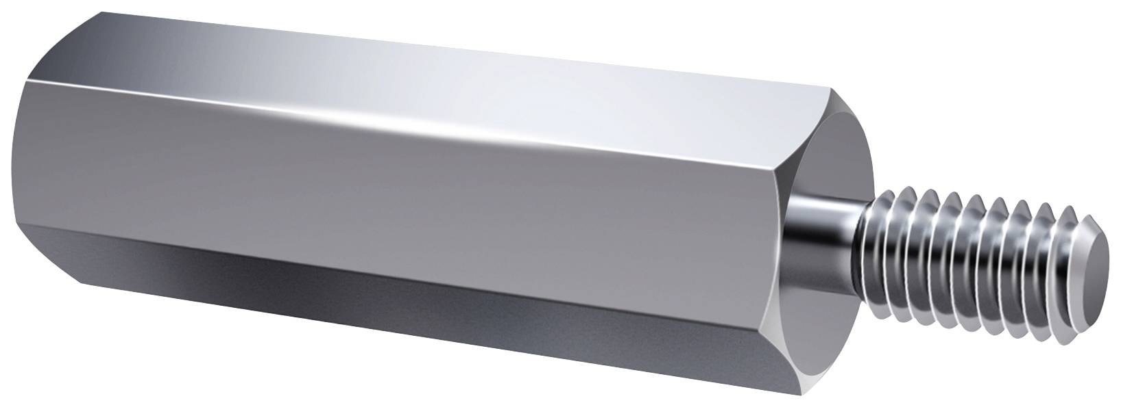 Axxatronic IA-ST-4-7-10 Innen-Außen Entretoise (L) 10 mm M4 x 6 M4 x 8 acier galvanisé