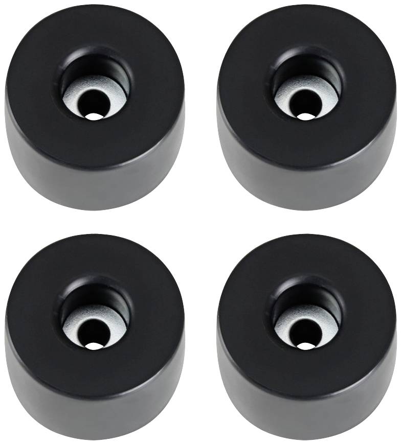 Adam Hall 4911 M4 AH Set de pieds en caoutchouc 4 pc(s)