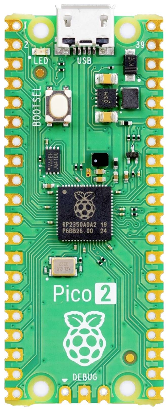 Raspberry Pi® Pico 2 Microcontrôleur PICO 2